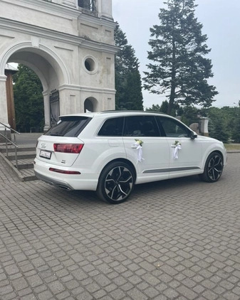 Audi Q7 cena 182000 przebieg: 113500, rok produkcji 2017 z Warszawa małe 191